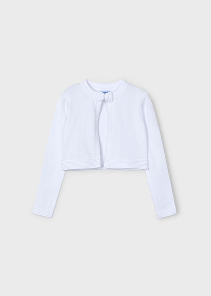 Mayoral 321  white cardigan