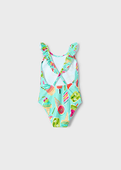 PRE ORDER Mayoral 3719 Aqua Printed Swimset