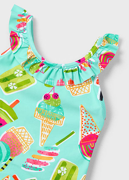 PRE ORDER Mayoral 3719 Aqua Printed Swimset