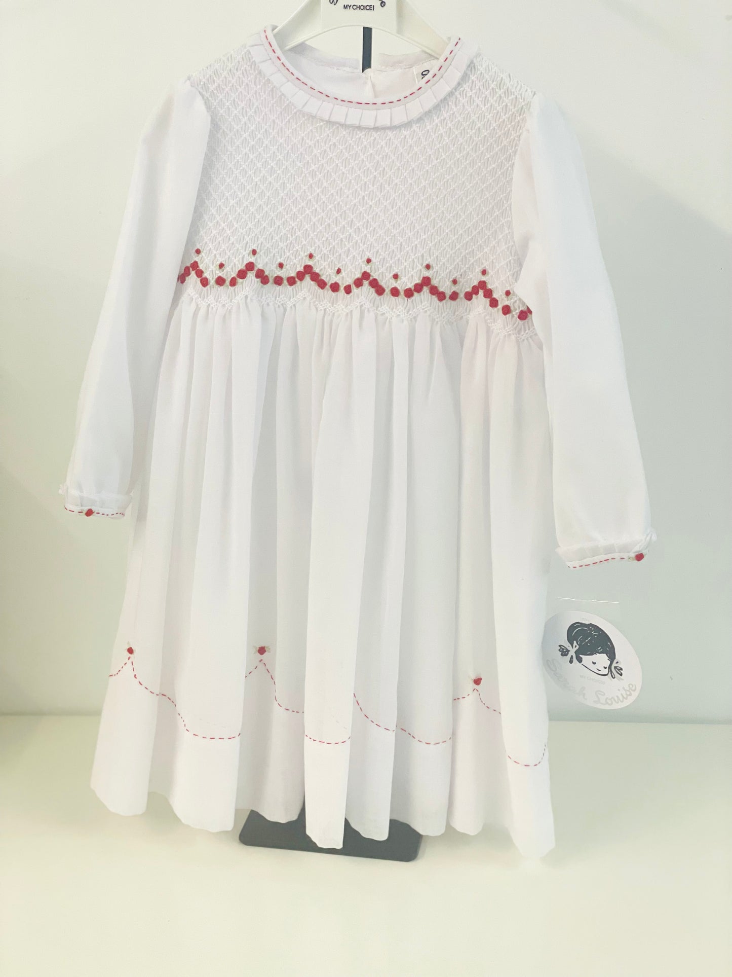 Sarah Louise smocked dress