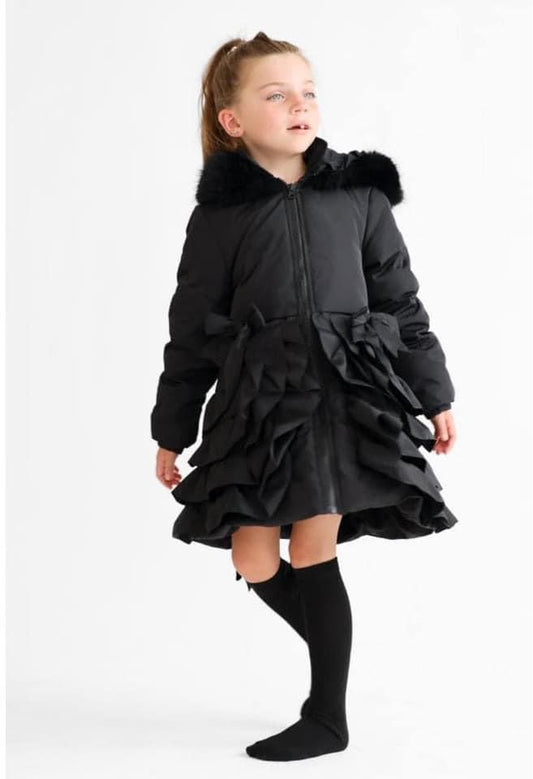 Adorable Black Peyton Padded Coat