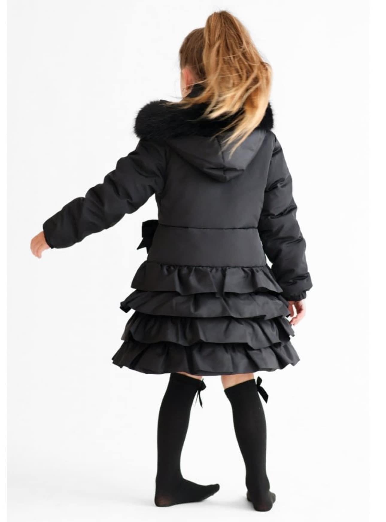 Adorable Black Peyton Padded Coat