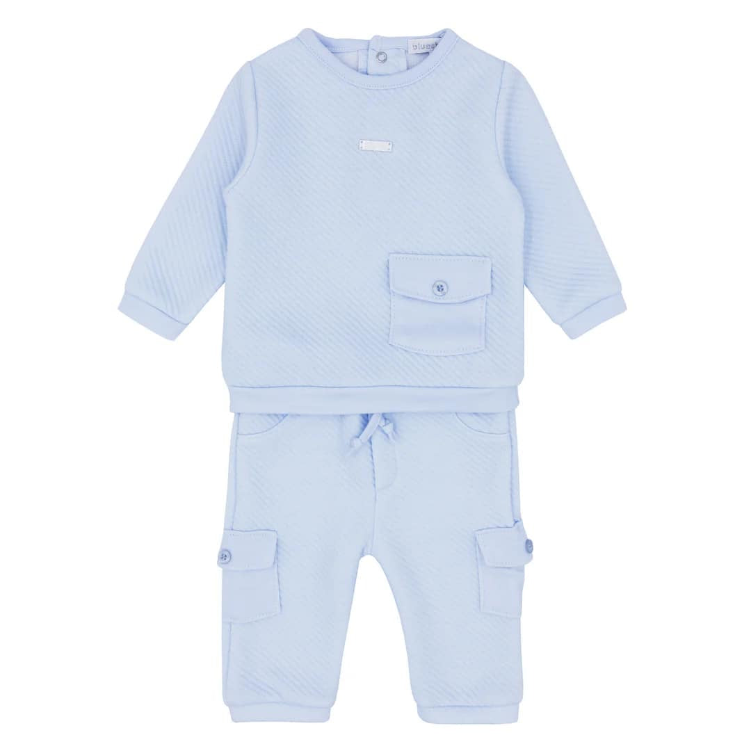 Blues Baby Boys Blue 2 Piece Set