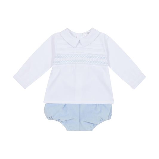 Deolinda Smocked Style Boys 2 Piece Set