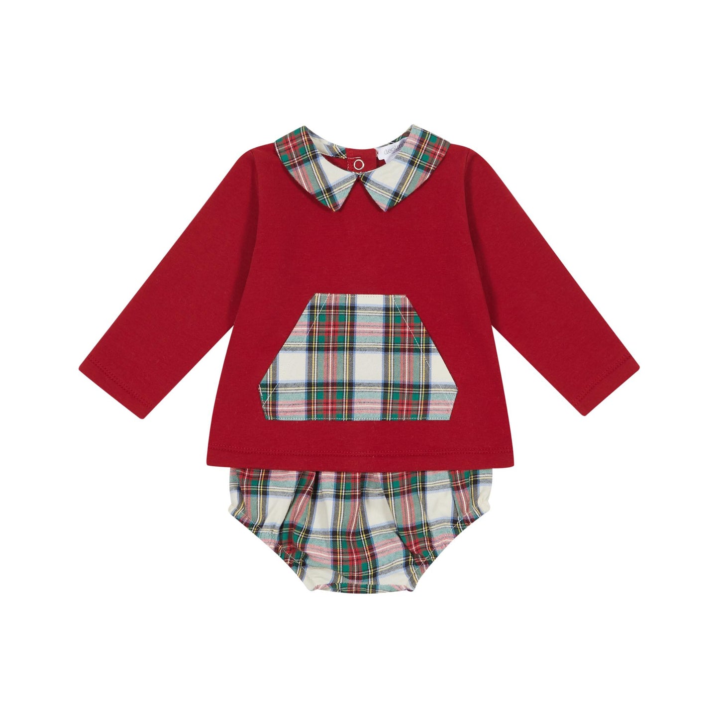 Deolinda Red Tartan Boys Set