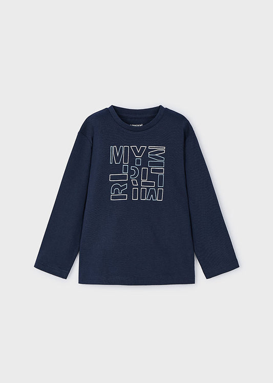 Mayoral Long Sleeve Tshirt Navy