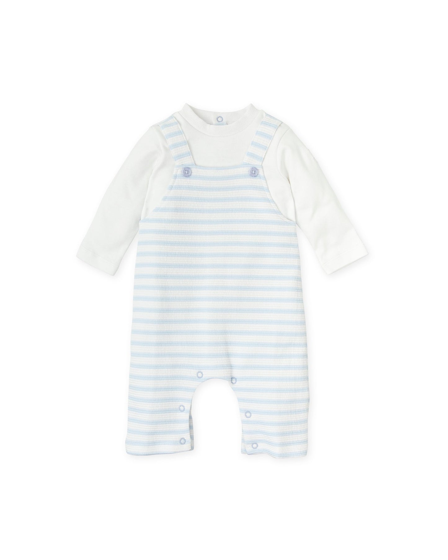 Tutto Piccolo Blue/White Romper