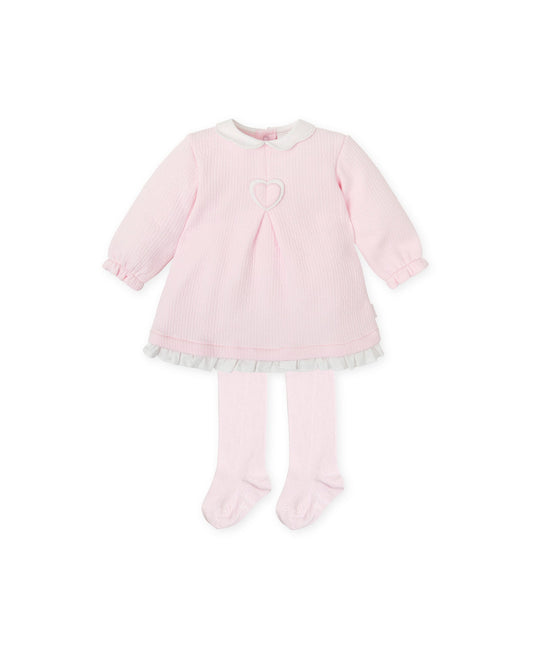 PREORDER Tutto Piccolo Pink Dress with tights