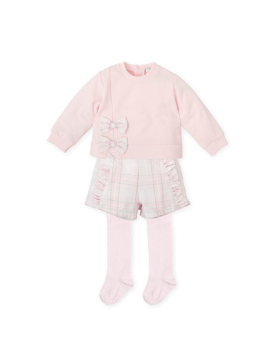 PREORDER Tutto Piccolo Pink 3 Piece Short Set