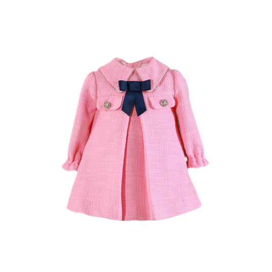 PREORDER Miranda Baby Girls Pink Dress